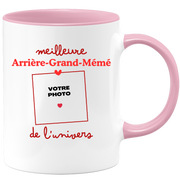 Mug Meilleure Arrière-grand-mémé de l'univers - Mug personnalisé avec photo famille