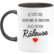 mug I am a secretary of direction with option rause
