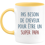 Mug you don't need hair to be a super dad - dad gift