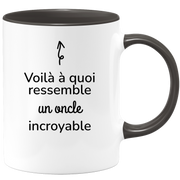 quotedazur - Mug Voilà à Quoi Ressemble Un Oncle Incroyable - Cadeau Oncle - Idée Cadeau Anniversaire Oncle - Idée Pour Une Attention Originale Oncle