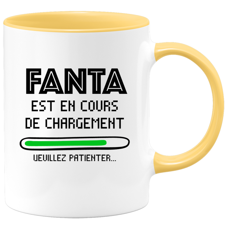 quotedazur - Mug Fanta Est En Cours De Chargement Veuillez Patienter - Cadeau Fanta Prénom Femme Personnalisé - Cadeau Annniversaire Noël Adolescent Collègue