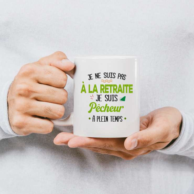 quotedazur - Mug Retraite Je Suis Pêcheur - Cadeau Humour Sport - Idée Cadeau Retraite Original Pêche - Tasse Pêcheur - Départ Retraite Anniversaire Ou Noël