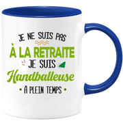 quotedazur - Mug Retraite Je Suis Handballeuse - Cadeau Humour Sport - Idée Cadeau Retraite Original Handball - Tasse Handballeuse - Départ Retraite Anniversaire Ou Noël
