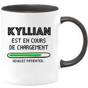 quotedazur - Mug Kyllian Est En Cours De Chargement Veuillez Patienter - Cadeau Kyllian Prénom Homme Personnalisé - Cadeau Annniversaire Noël Adolescent Collègue