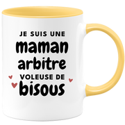 quotedazur - Mug I'm a Kiss-Stealing Mom Referee - Original Mother's Day Gift - Gift Idea For Mom's Birthday - Gift For Future Mom Birth