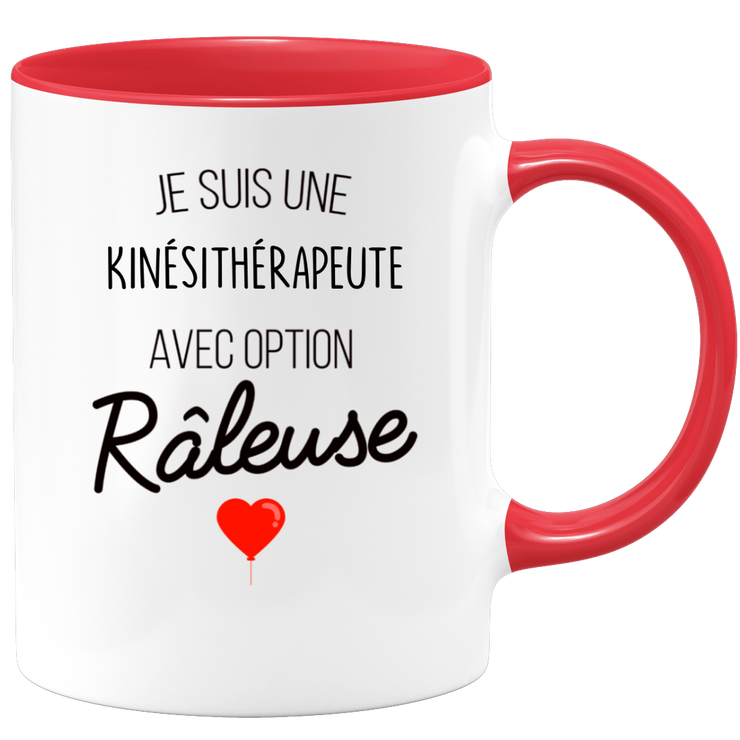 quotedazur - Mug Je Suis Une Kinésithérapeute Avec Option Râleuse - Cadeau Idéal Pour Kinésithérapeute - Cadeau Personnalisé Pour Femme - Cadeau Original Pour Anniversaire Ou Noël