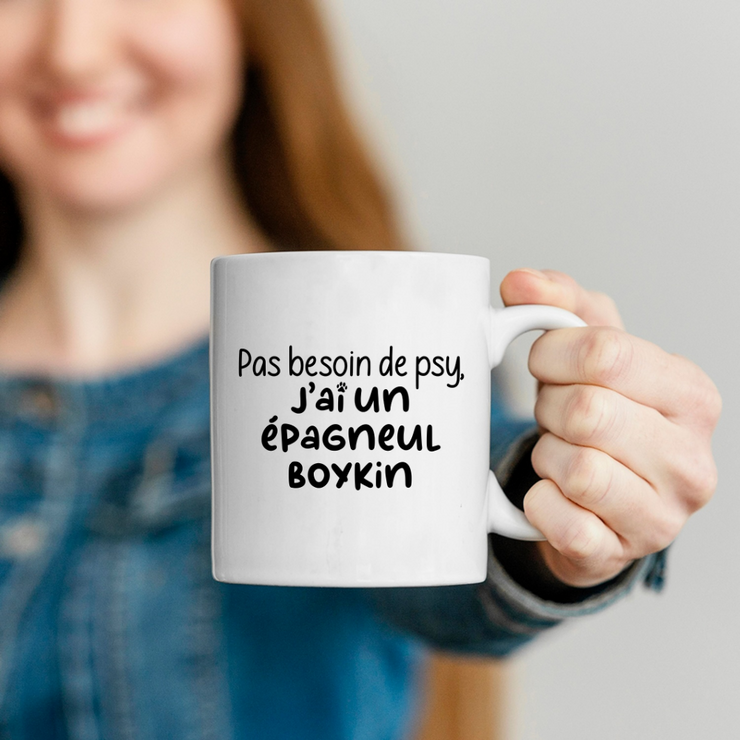 quotedazur - Mug No Need For Psy I Have A Boykin Spaniel - Dog Humor Gift - Original Mug Animals Christmas Birthday Gift