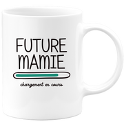 Mug cup birth announcement future grandmother 2022