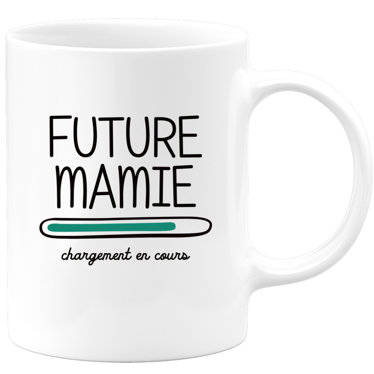 Mug cup birth announcement future grandmother 2022