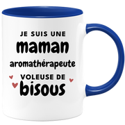 quotedazur - Mug I am a kiss-stealing mom Aromatherapist - Original Mother's Day Gift - Gift Idea For Mom Birthday - Gift For Future Mom Birth