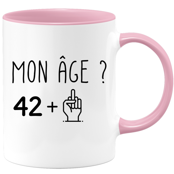 quotedazur - Mug Idée Cadeau 43 ans Homme Femme - Cadeau Anniversaire 43 Ans - Idée Cadeau Original, Humour, Drôle, Rigolo, Fun - Mug Tasse Café Thé Pas Cher