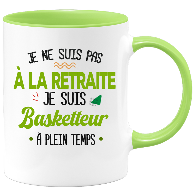quotedazur - Mug Retraite Je Suis Basketteur - Cadeau Humour Sport - Idée Cadeau Retraite Original Basket-Ball - Tasse Basketteur - Départ Retraite Anniversaire Ou Noël