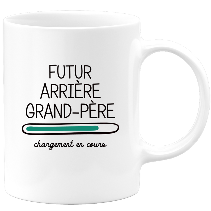 quotedazur - Mug Futur Arrière-Grand-Père 2024 Chargement En Cours - Cadeau Futur Arrière-Grand-Père - Surprise Annonce Grossesse Garçon/Fille Naissance Bébé