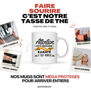 quotedazur - Mug Cette Personne Peut Parler De Karaté À Tout Moment - Cadeau Humour Sport - Idée Cadeau Original Karateka   - Tasse Karaté - Anniversaire Ou Noël
