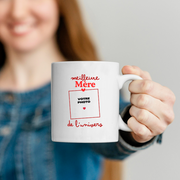 Mug Meilleure Mère de l'univers - Mug personnalisé avec photo famille