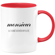 quotedazur - Mug Monsieur Le Kinesitherapeute - Cadeau Humour Métier Travail  - Idée Cadeau Kinesitherapeute Pot De Départ Chef Mutation - Tasse Cadeau Retraite Noël Au Bureau
