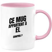 Mug Ce mug appartient à El, compris ?