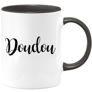 quotedazur - Mug Doudou Bisous - Idée Cadeau Couple Amour Femme ou Homme Pour La Saint Valentin, Anniversaire Ou Noël