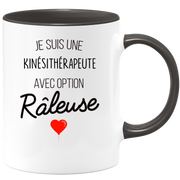 quotedazur - Mug Je Suis Une Kinésithérapeute Avec Option Râleuse - Cadeau Idéal Pour Kinésithérapeute - Cadeau Personnalisé Pour Femme - Cadeau Original Pour Anniversaire Ou Noël