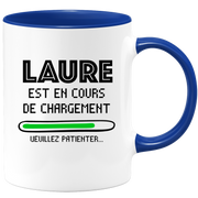 quotedazur - Mug Laure Est En Cours De Chargement Veuillez Patienter - Cadeau Laure Prénom Femme Personnalisé - Cadeau Annniversaire Noël Adolescent Collègue