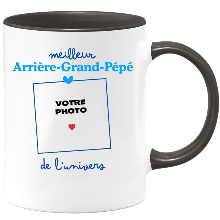 Mug Meilleur Arrière-grand-pépé de l'univers - Mug personnalisé avec photo famille