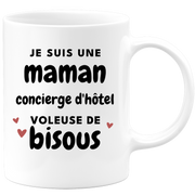 quotedazur - Mug I'm A Hotel Concierge Mom Kisses Stealer - Original Mother's Day Gift - Gift Idea For Mom Birthday - Gift For Future Mom Birth