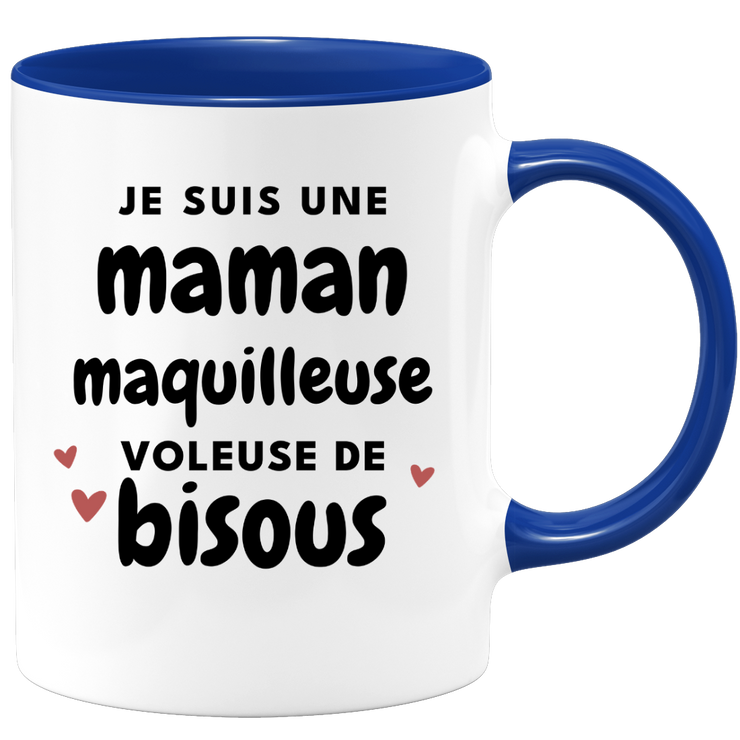 quotedazur - Mug I'm a make-up artist mom who steals kisses - Original Mother's Day gift - Gift idea for mom's birthday - Gift for future mom birth