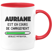 quotedazur - Mug Auriane Est En Cours De Chargement Veuillez Patienter - Cadeau Auriane Prénom Femme Personnalisé - Cadeau Annniversaire Noël Adolescent Collègue