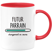 quotedazur - Mug Futur Parrain, Idée Cadeau Parfaite pour Annonce Originale, Baptême, Naissance