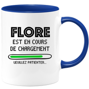 quotedazur - Mug Flore Est En Cours De Chargement Veuillez Patienter - Cadeau Flore Prénom Femme Personnalisé - Cadeau Annniversaire Noël Adolescent Collègue