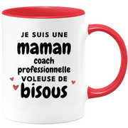 quotedazur - Mug I'm A Professional Coach Mom Thief Of Kisses - Original Mother's Day Gift - Gift Idea For Mom Birthday - Gift For Future Mom Birth