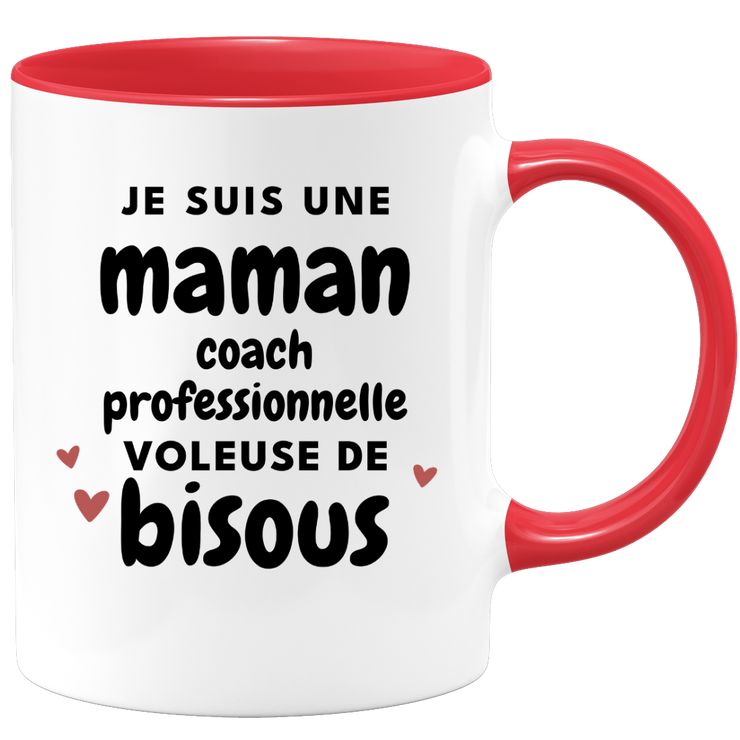 quotedazur - Mug I'm A Professional Coach Mom Thief Of Kisses - Original Mother's Day Gift - Gift Idea For Mom Birthday - Gift For Future Mom Birth