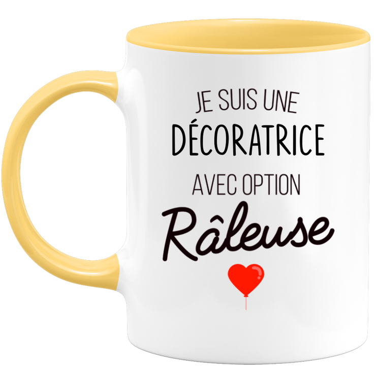 mug I am a decorator with rause option