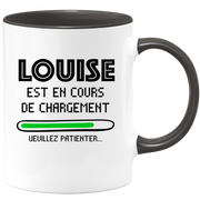Mug Louise Is Loading Please Wait - Gift Louise First Name Woman Personalized