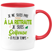 quotedazur - Mug Retraite Je Suis Golfeuse - Cadeau Humour Sport - Idée Cadeau Retraite Original Golf - Tasse Golfeuse - Départ Retraite Anniversaire Ou Noël