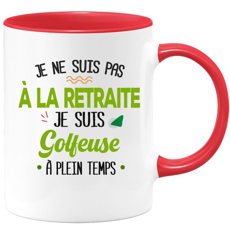 quotedazur - Mug Retraite Je Suis Golfeuse - Cadeau Humour Sport - Idée Cadeau Retraite Original Golf - Tasse Golfeuse - Départ Retraite Anniversaire Ou Noël