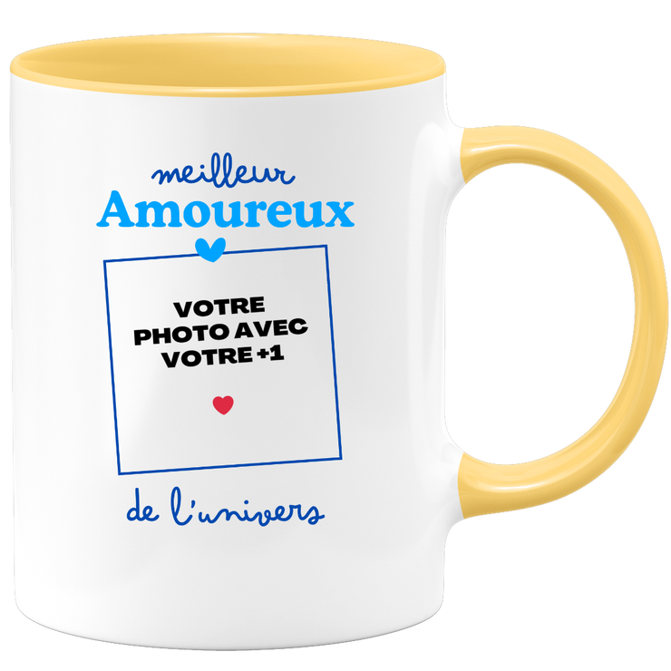 Mug Meilleur Amoureux de l'univers - Mug personnalisé avec photo couple