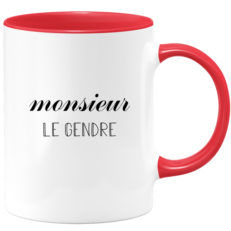 quotedazur - Mug Monsieur Le Gendre Idéal Pour Cadeau Famille, Anniversaire, Noël