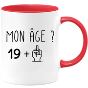 quotedazur Idée Cadeau 20 ans Homme Femme - Cadeau Anniversaire Vingt Ans - Idée Cadeau Original, Humour, Drôle, Rigolo, Fun - Mug Tasse Café Thé