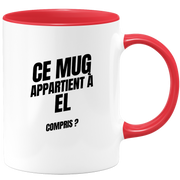 Mug Ce mug appartient à El, compris ?