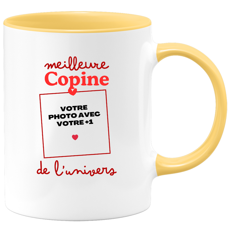 Mug Meilleure Copine de l'univers - Mug personnalisé avec photo couple