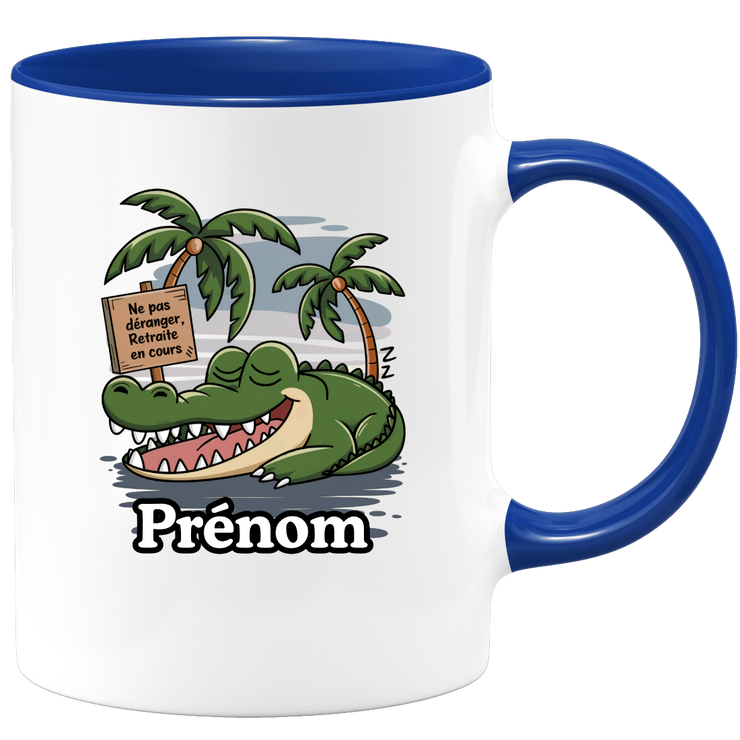 Mug Retraite en cours ne pas déranger - Personnalisable Ajoutez un Prénom