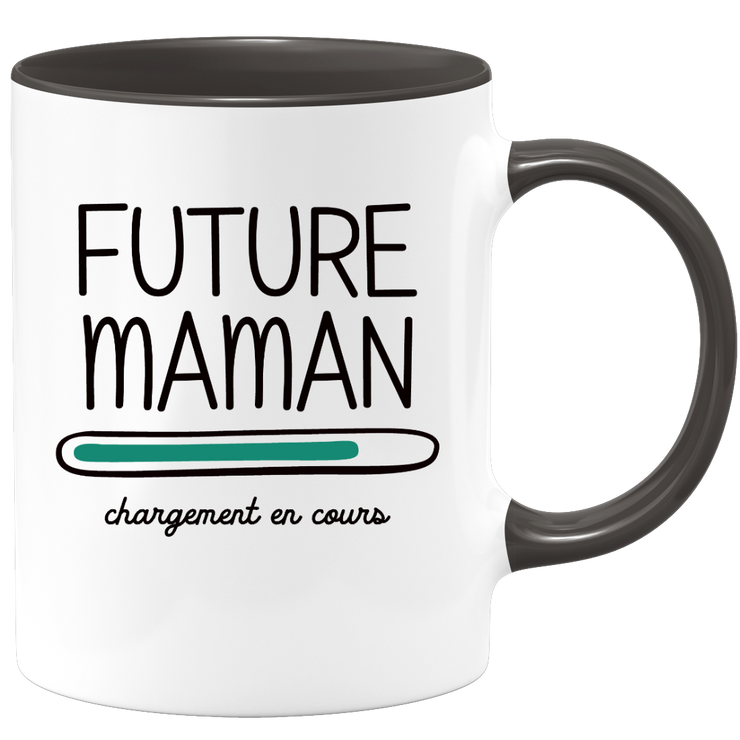 quotedazur - Mug Future Maman 2024 Chargement En Cours - Cadeau Future Mère - Surprise Annonce Grossesse Garçon/Fille Naissance Bébé Maman