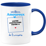 Mug Meilleur Amoureux de l'univers - Mug personnalisé avec photo couple