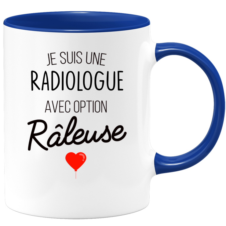 quotedazur - Mug Je Suis Une Radiologue Avec Option Râleuse - Cadeau Idéal Pour Radiologue - Cadeau Personnalisé Pour Femme - Cadeau Original Pour Anniversaire Ou Noël