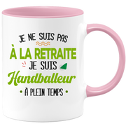 quotedazur - Mug Retraite Je Suis Handballeur - Cadeau Humour Sport - Idée Cadeau Retraite Original Handball - Tasse Handballeur - Départ Retraite Anniversaire Ou Noël