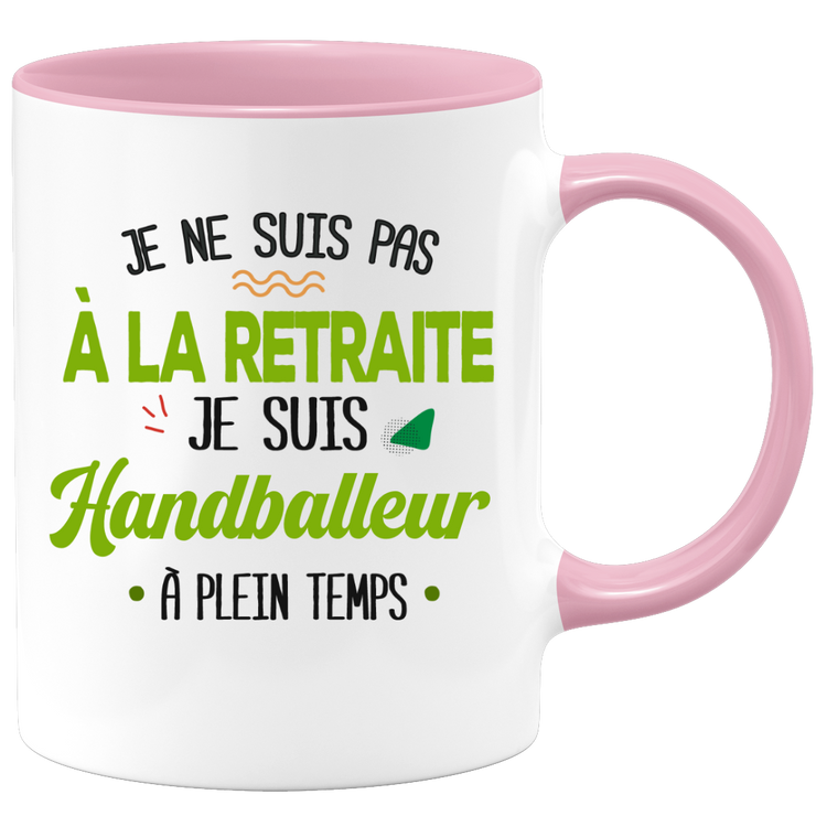 quotedazur - Mug Retraite Je Suis Handballeur - Cadeau Humour Sport - Idée Cadeau Retraite Original Handball - Tasse Handballeur - Départ Retraite Anniversaire Ou Noël