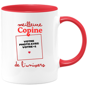 Mug Meilleure Copine de l'univers - Mug personnalisé avec photo couple