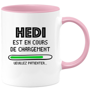 quotedazur - Mug Hedi Est En Cours De Chargement Veuillez Patienter - Cadeau Hedi Prénom Homme Personnalisé - Cadeau Annniversaire Noël Adolescent Collègue