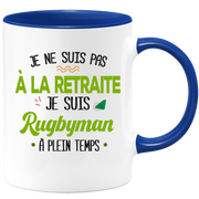 quotedazur - Mug Retraite Je Suis Rugbyman - Cadeau Humour Sport - Idée Cadeau Retraite Original Rugby - Tasse Rugbyman - Départ Retraite Anniversaire Ou Noël